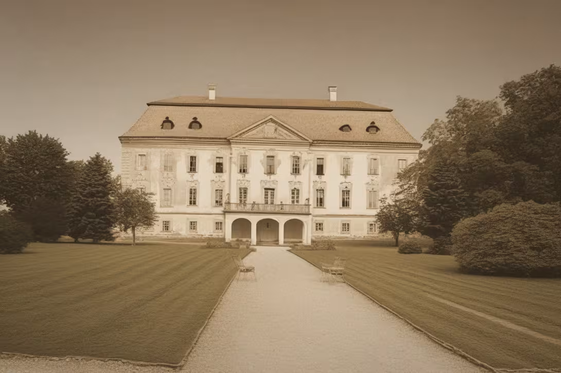 Wygląd historyczny – zámek Myslibořice
