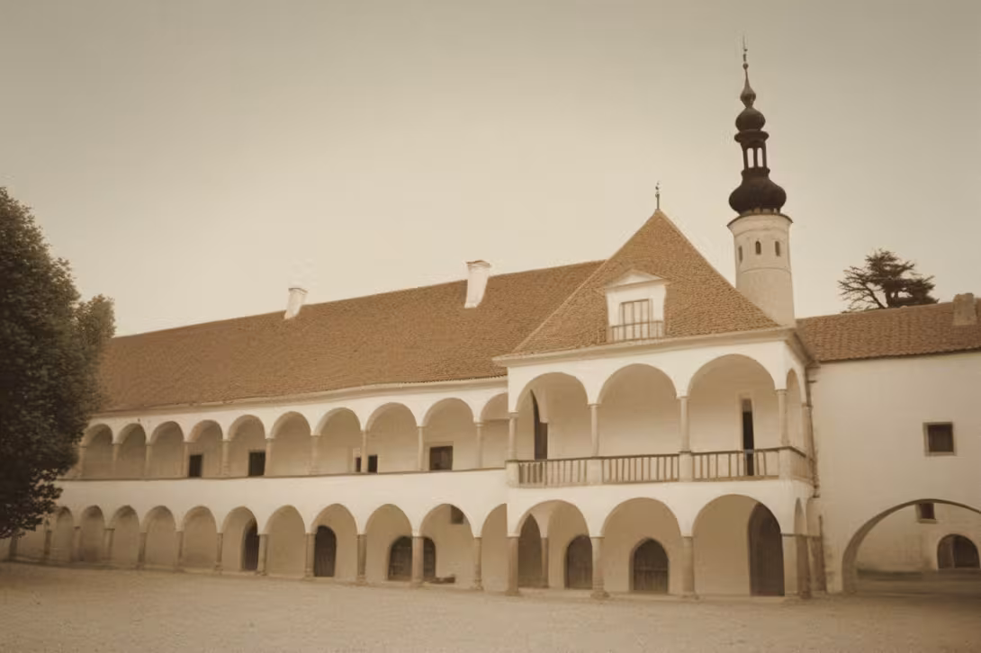 Historisches Erscheinungsbild – zámek Oslavany