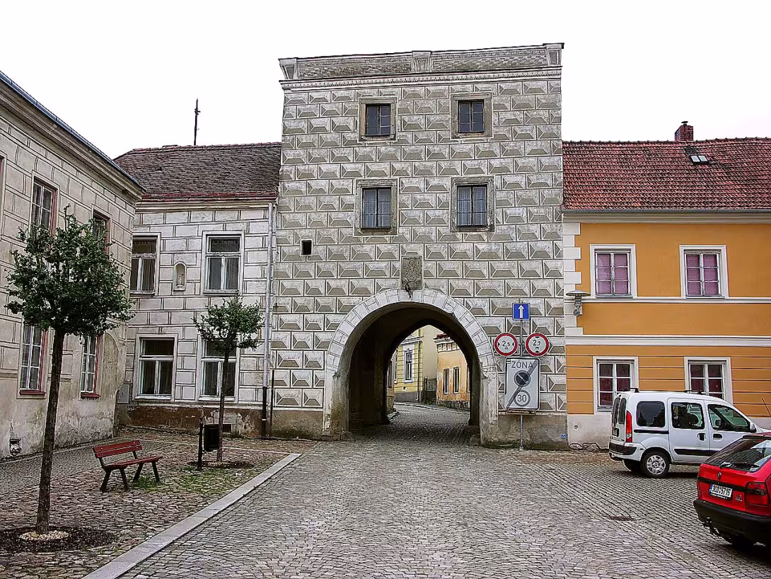městské opevnění ve Slavonicích