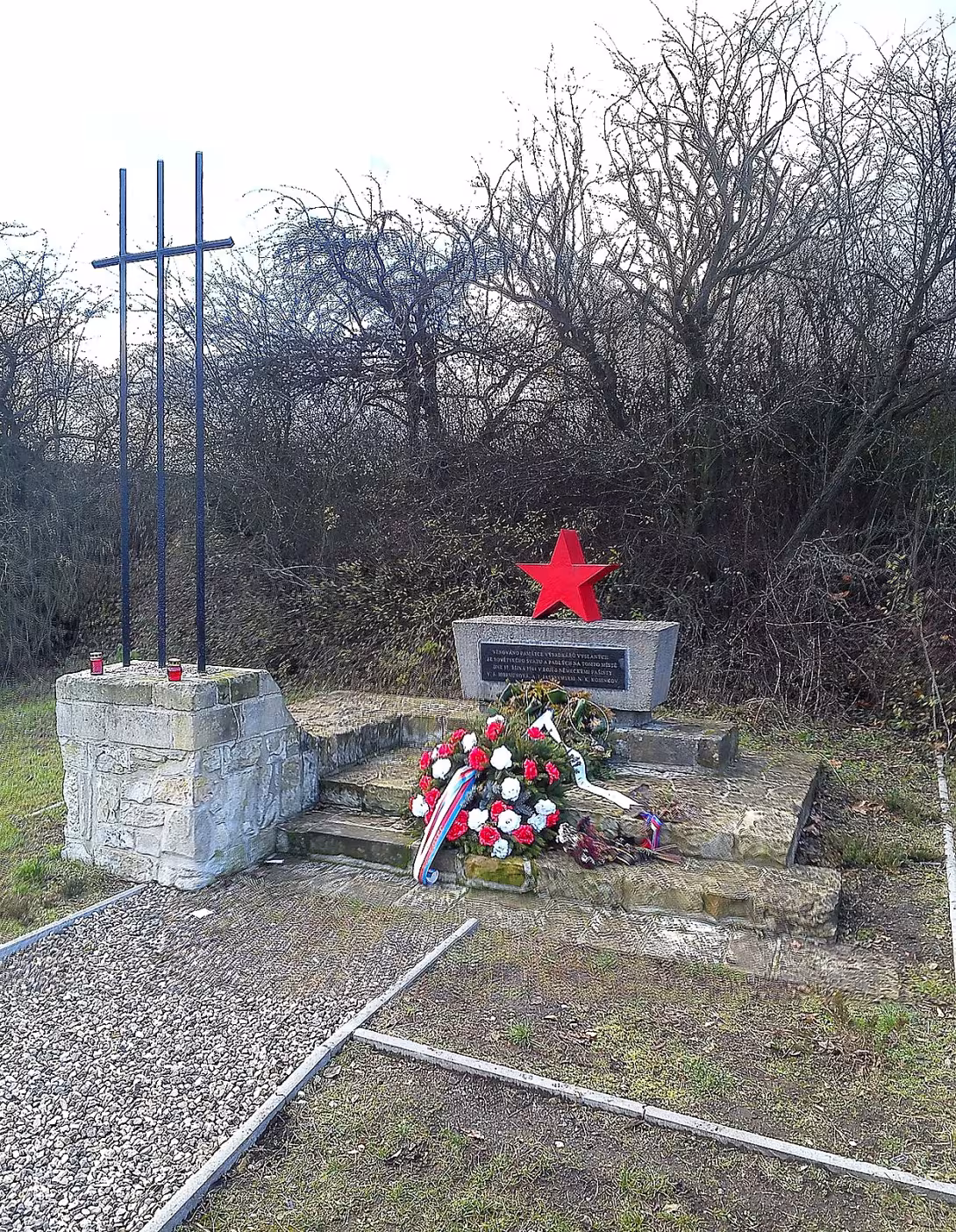 Památník padlým partyzánům výsadku Jana Koziny