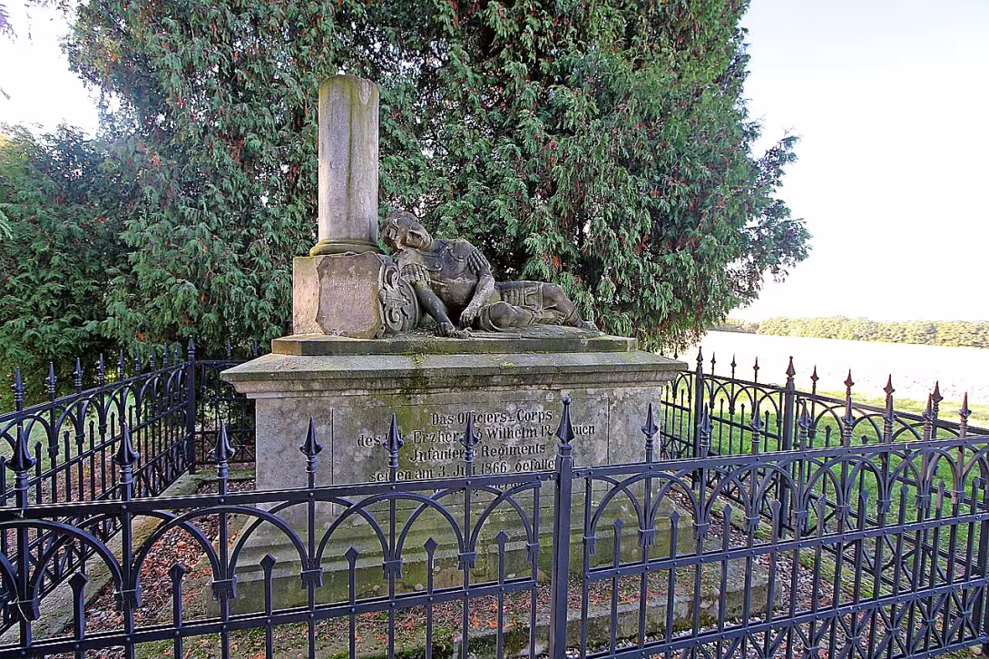 Pomník z války 1866 rakouskému c. k. pěšímu pluku č. 12