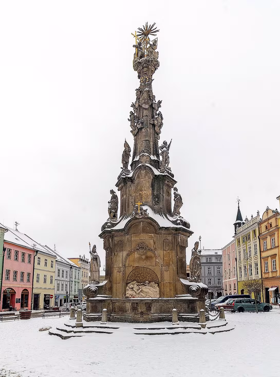 Sloup Nejsvětější Trojice v Jindřichově Hradci