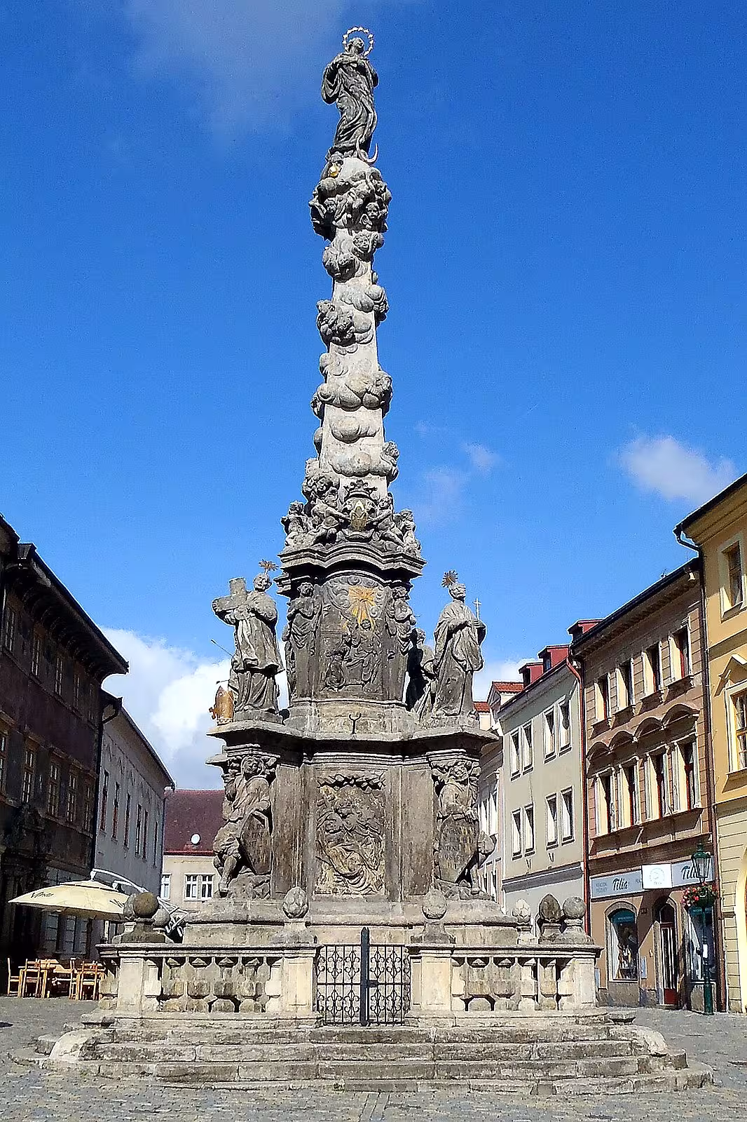 mariánský morový sloup v Kutné Hoře