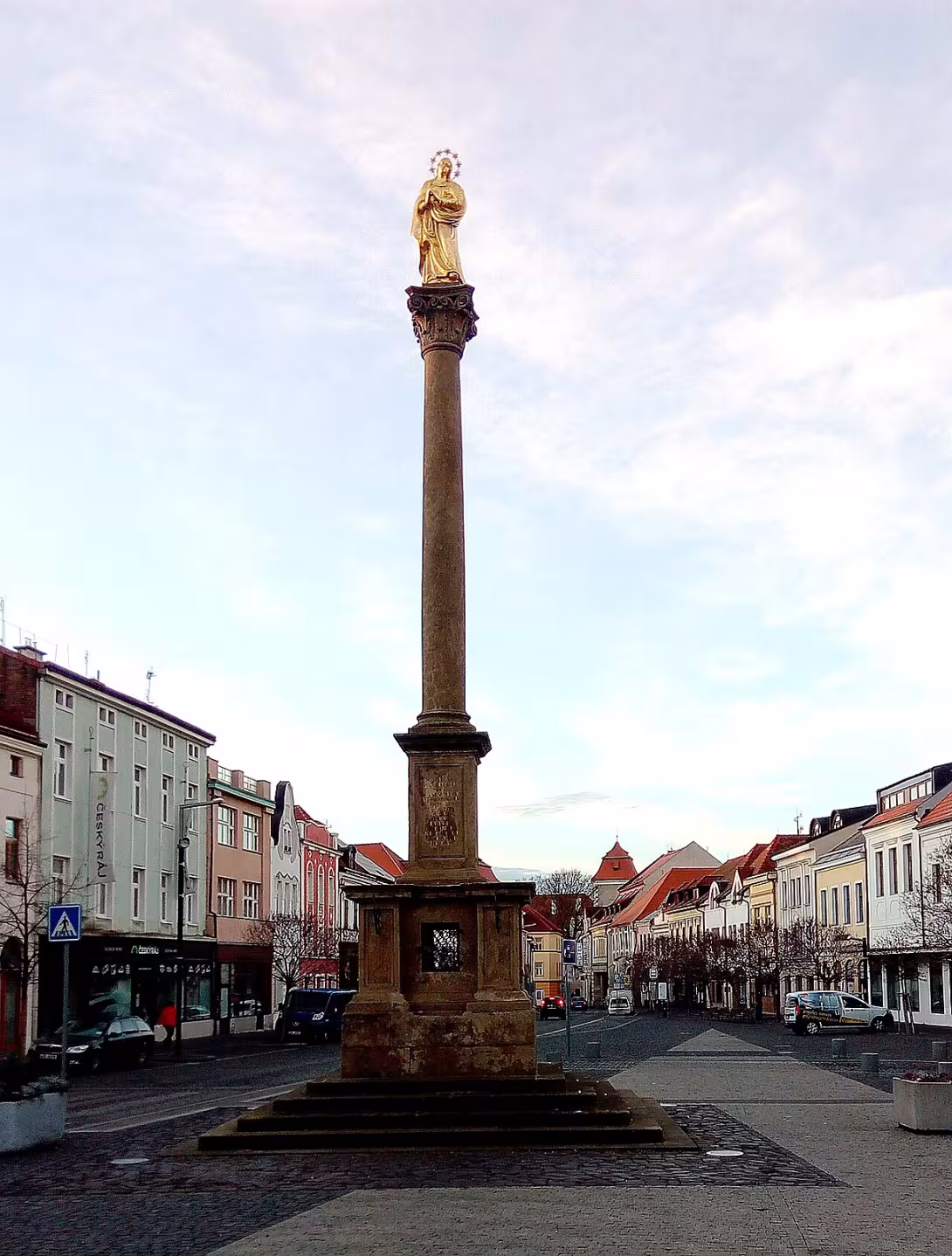 sloup se sochou Panny Marie (Mladá Boleslav)