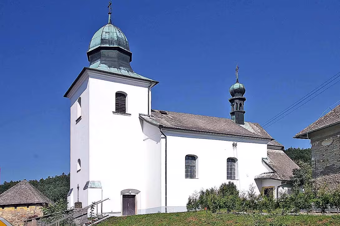 kostel sv. Havla s márnicí a ohradní zdí