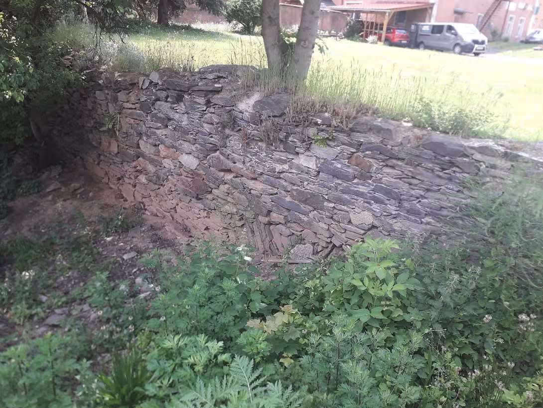 Dnešní pohled – Městské opevnění v Chyši