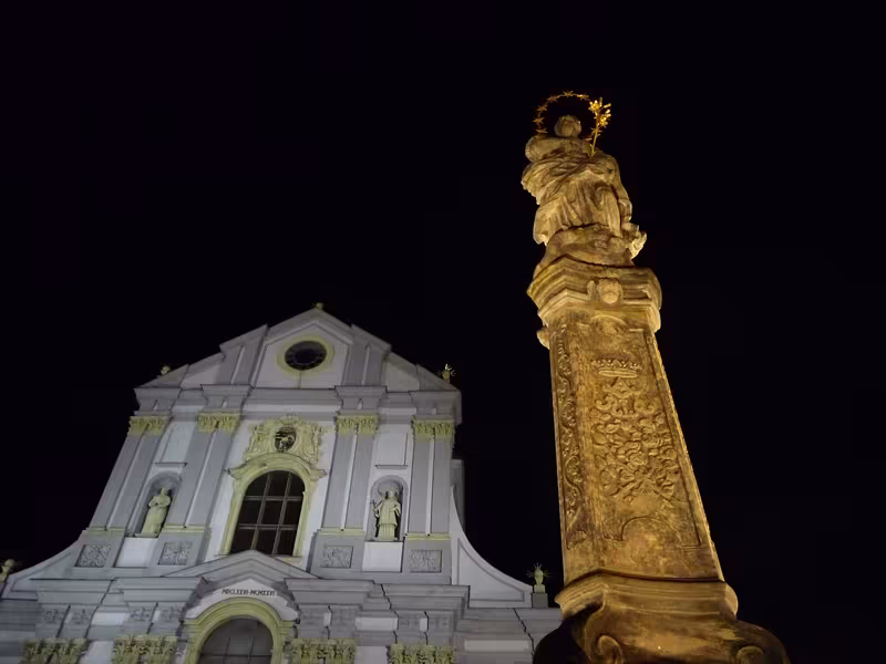 Dzisiejszy widok – Mariánský morový sloup