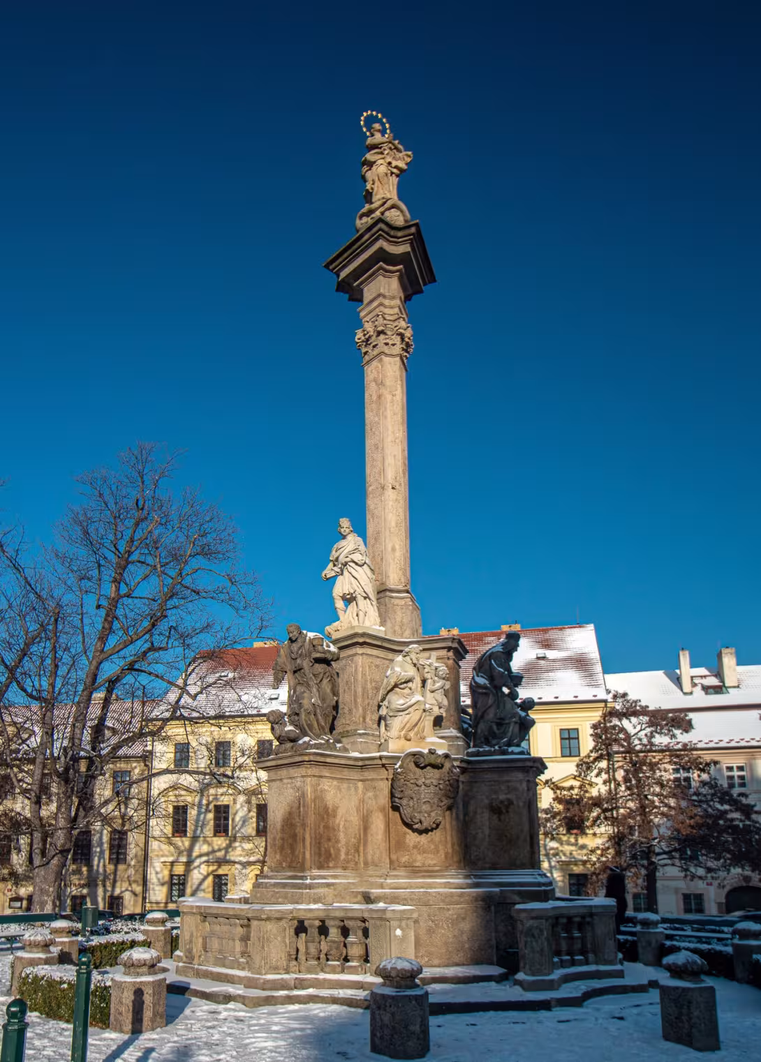 Heutige Ansicht – Mariánský morový sloup na Hradčanech