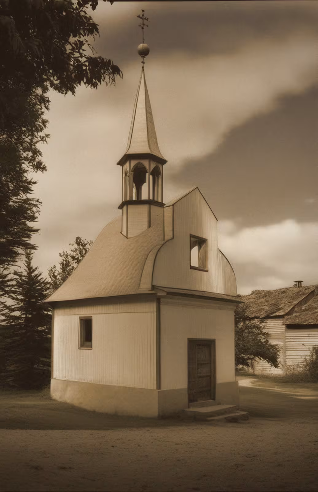 Historická podoba – kaple svatého Marka v Hrabí na návsi