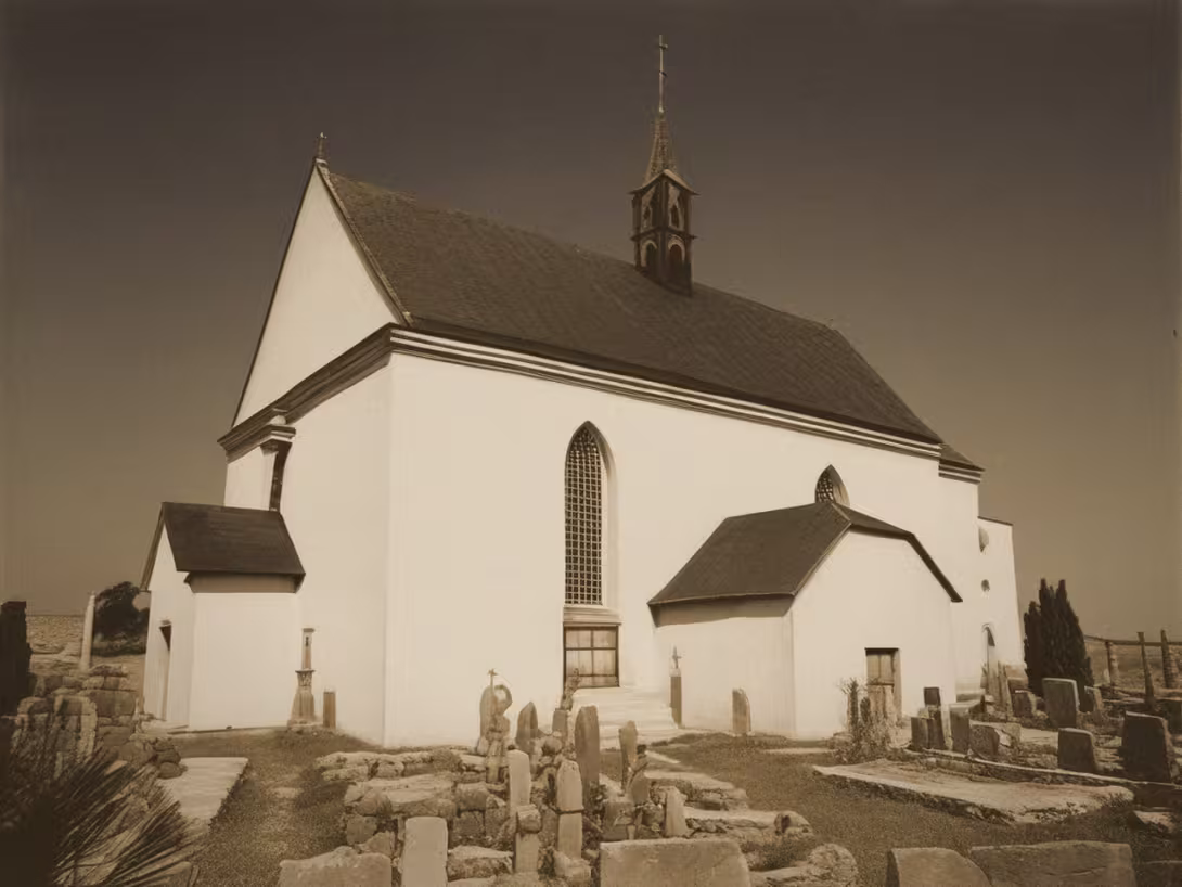 Historisches Erscheinungsbild – kostel Nejsvětější Trojice (Bystřice nad Pernštejnem)