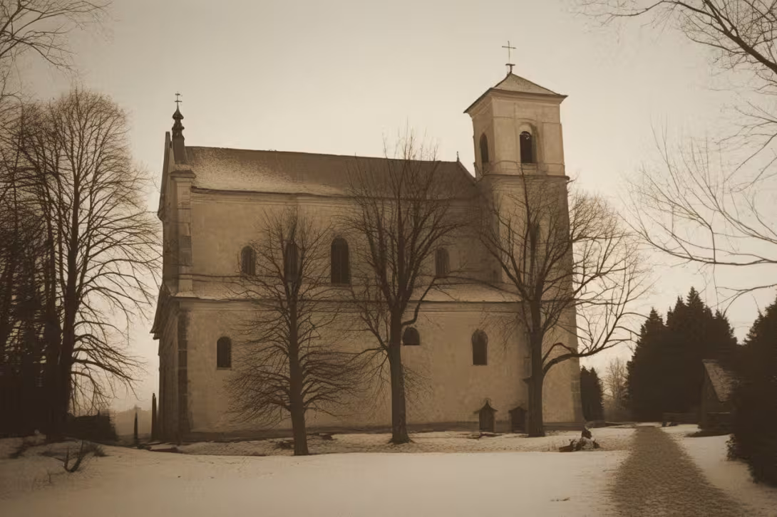 Historická podoba – kostel Nejsvětější Trojice (Klášter)