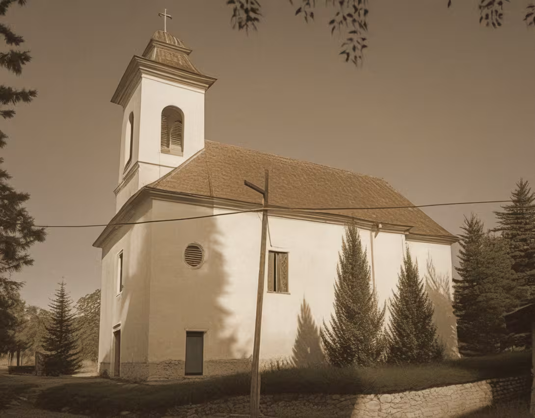 Historická podoba – kostel svatých Petra a Pavla (Křoví)