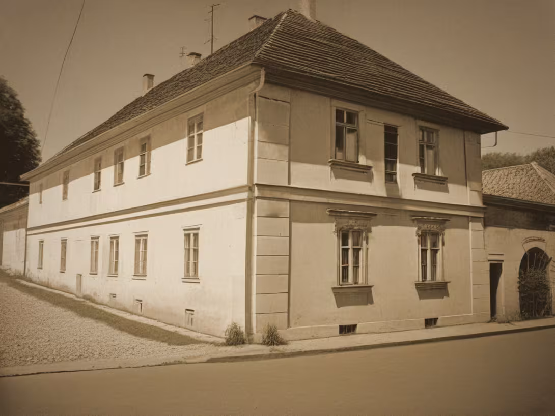 Historická podoba – rodný dům Antonína Dvořáka