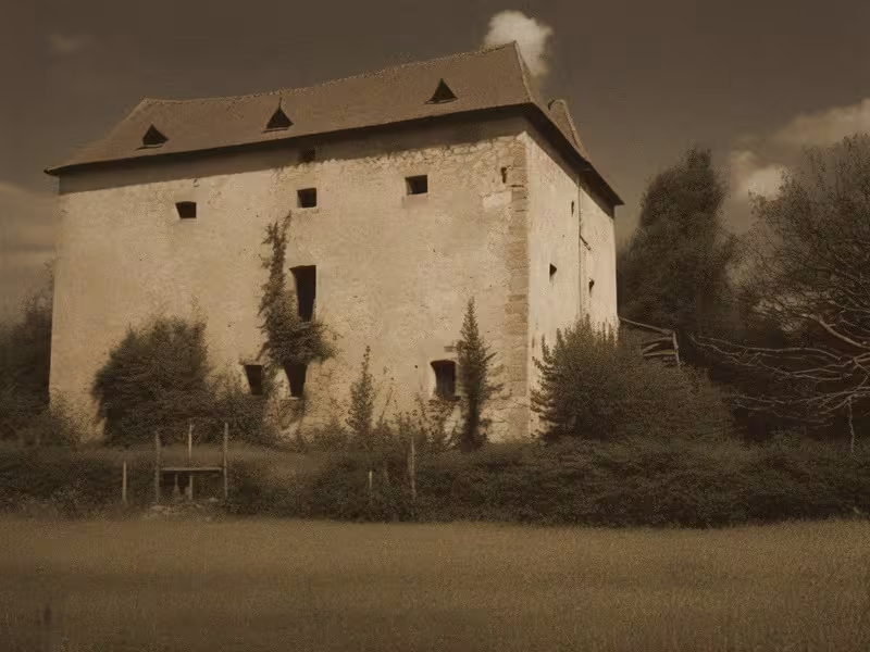 Historická podoba – tvrz Hamr