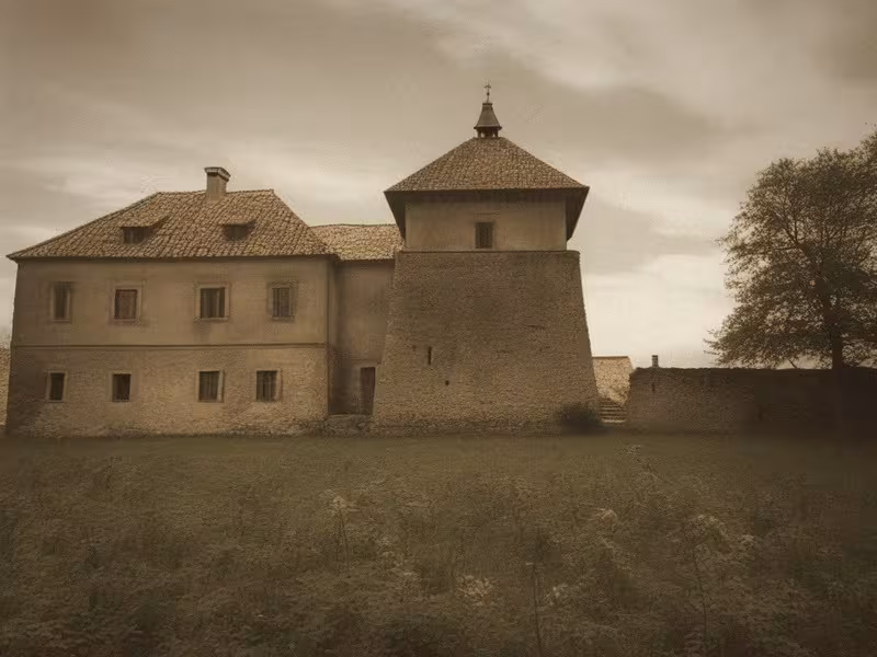 Historická podoba – tvrz Vrchotice