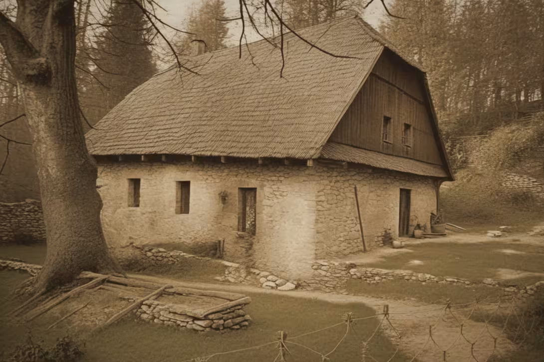 Historická podoba – vodní mlýn čp. 11 (Trhová Kamenice)