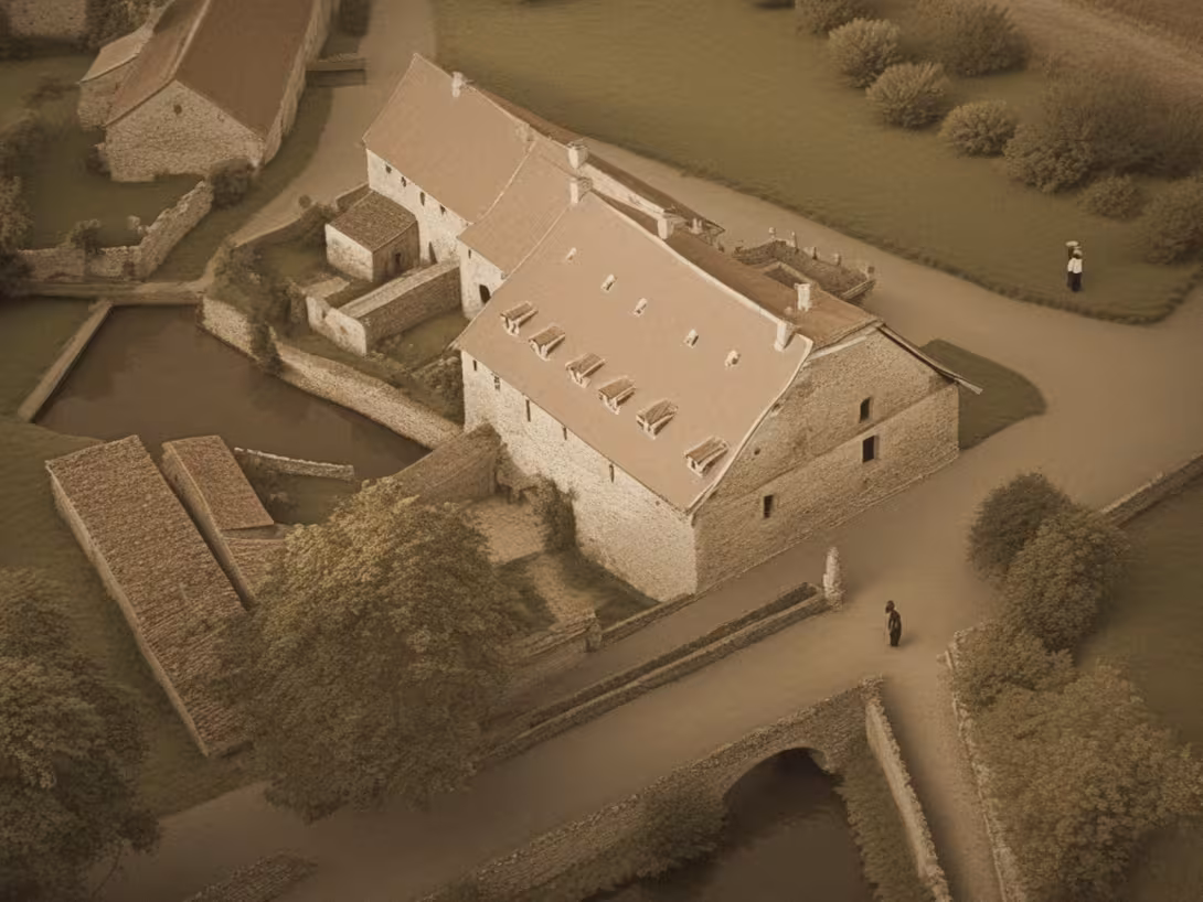 Historická podoba – Zámecký vodní mlýn