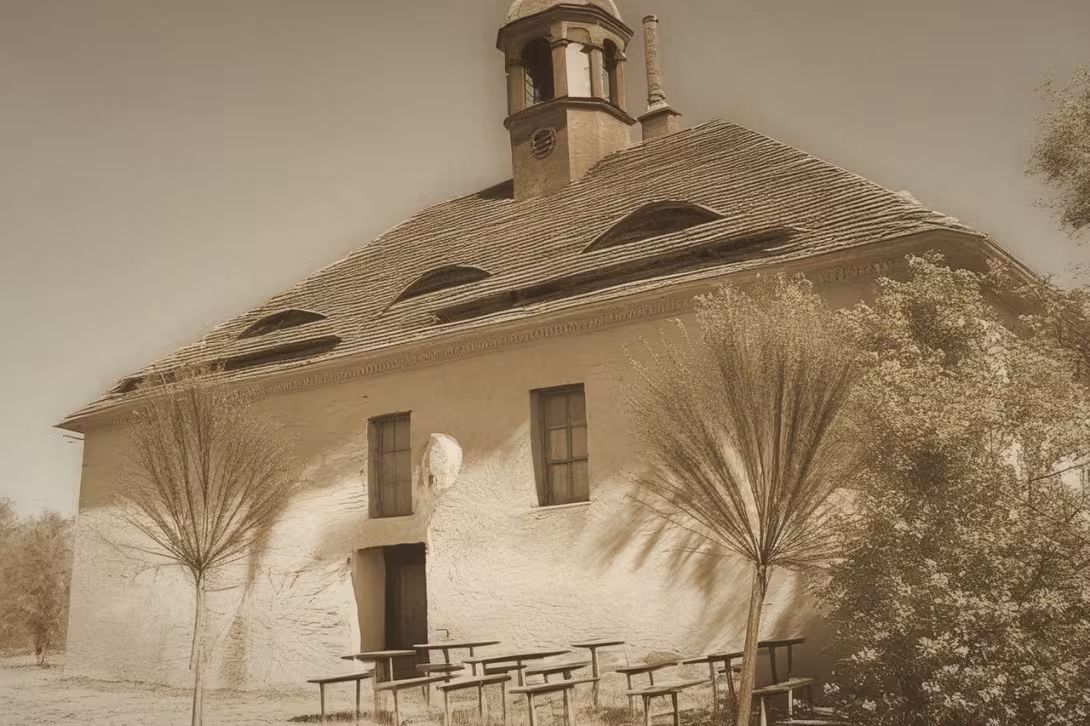 Historical appearance – stará škola v Dřevčicích