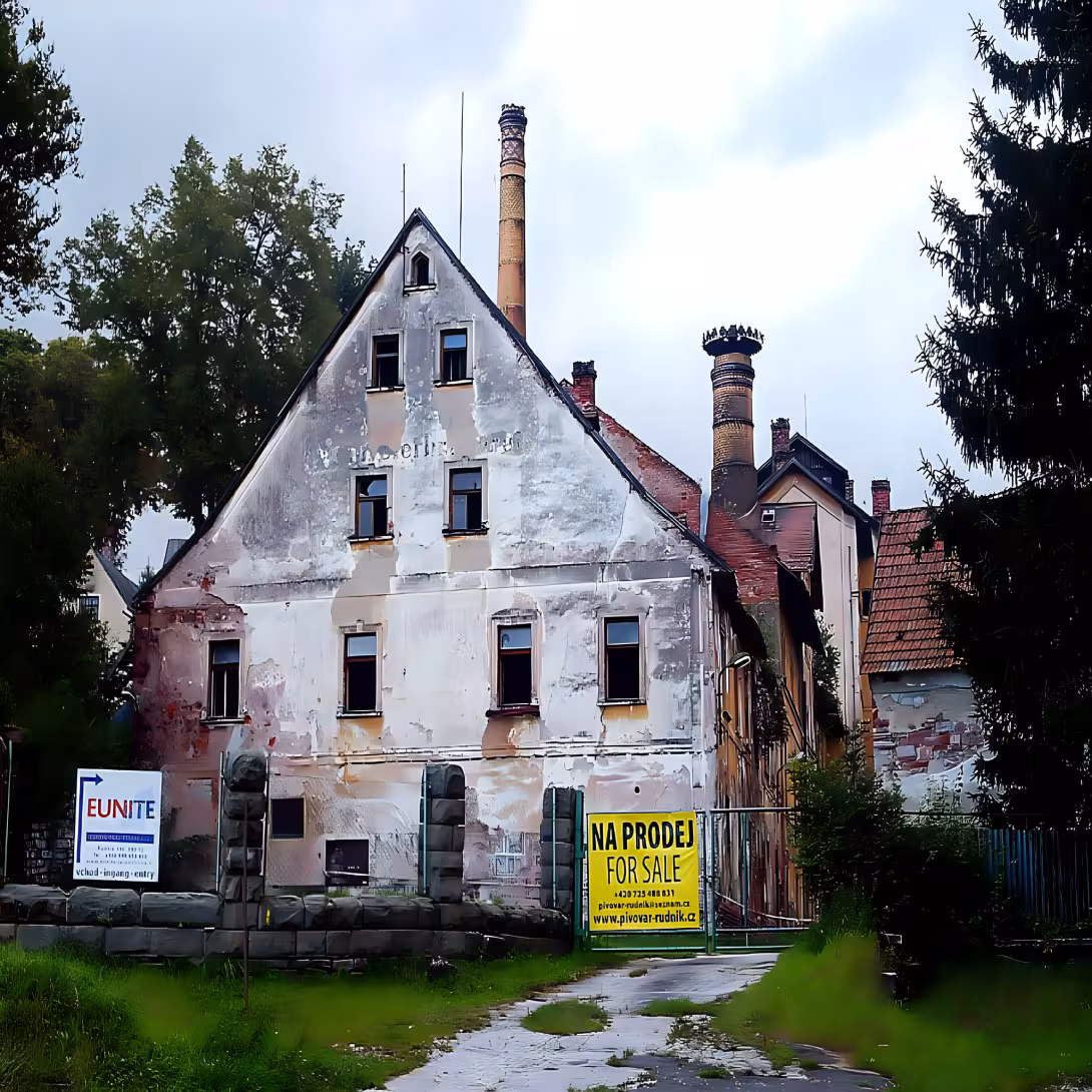 Zámek Rudník – přestavěn na pivovar