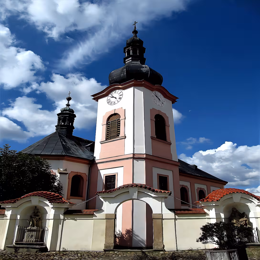 kostel svatého Jana Křtitele v Manětíně