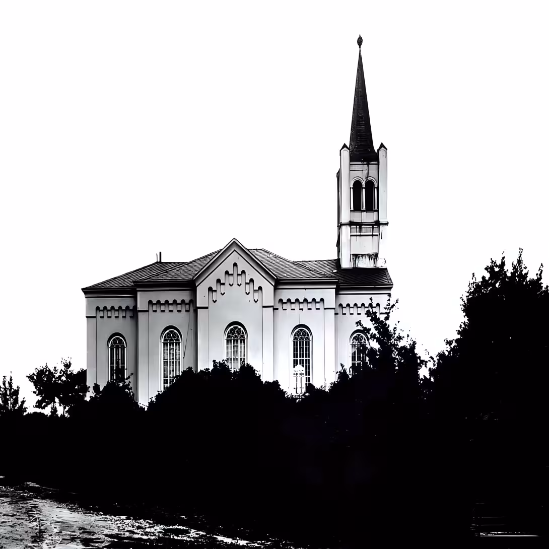 evangelický kostel v Jirkově