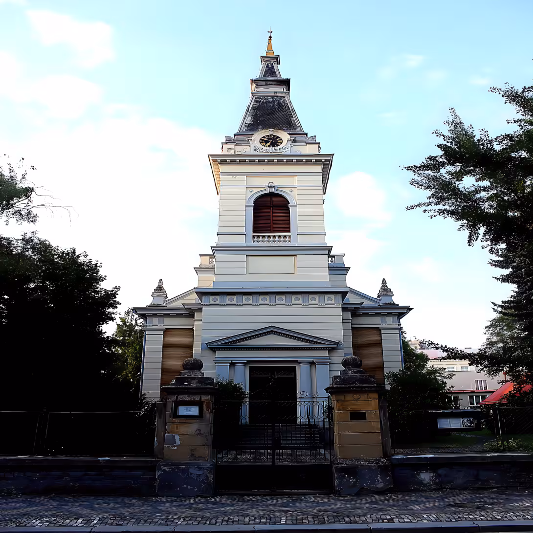 evangelický kostel v Nymburce