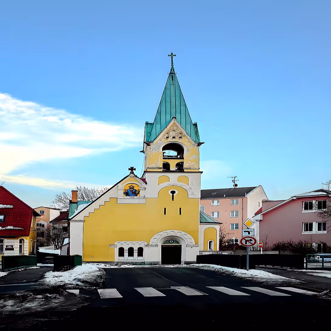 evangelický kostel v Sokolově