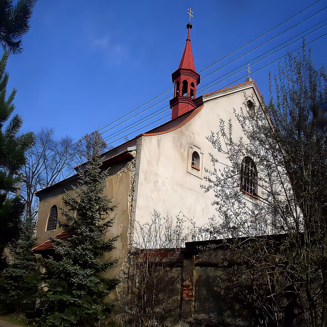 kostel Nalezení těla svatého Štěpána v Pcherách