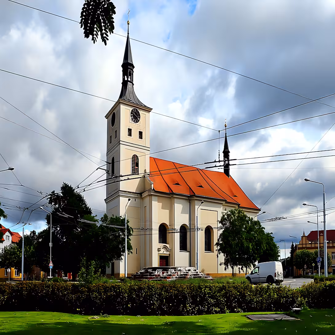 kostel svaté Maří Magdalény v Lázních Bohdaneč