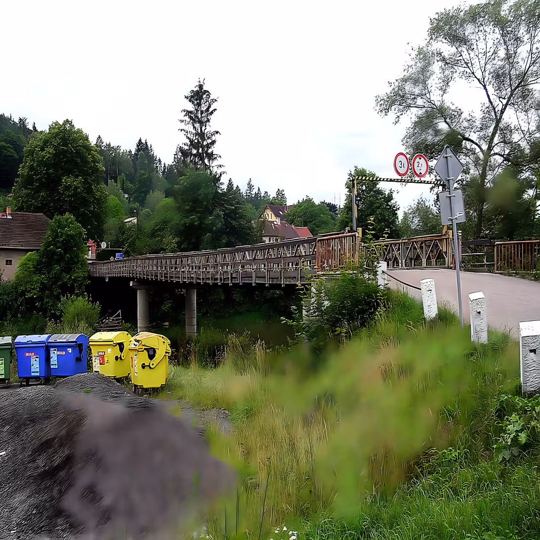 most Lštění - Čtyřkoly