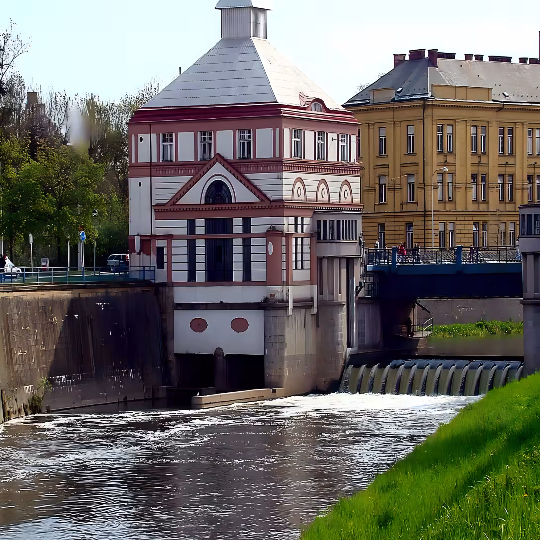 malá vodní elektrárna Moravský jez
