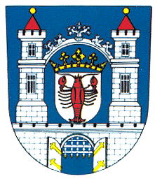Znak obce Skřivaň