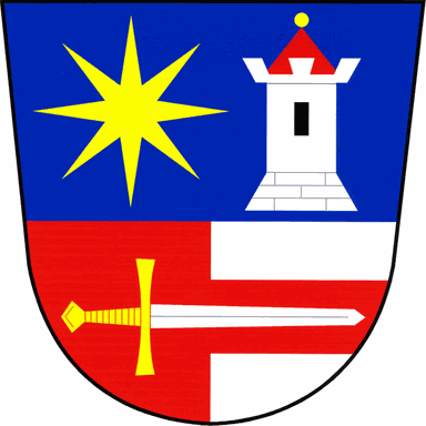 Znak obce Strašín