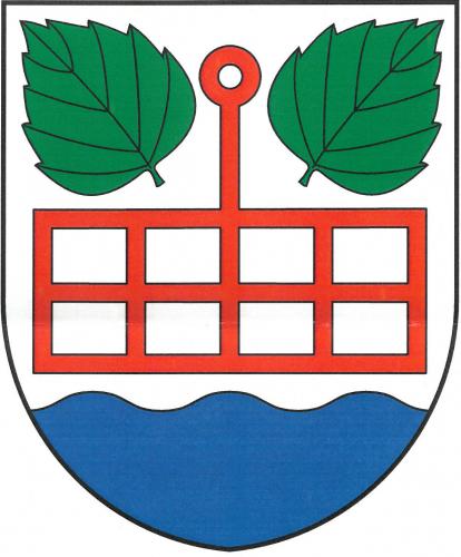 Znak obce Březina