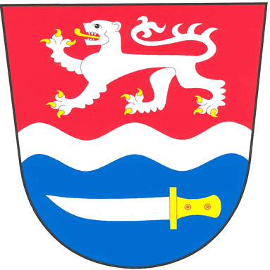 Znak obce Hrdlořezy