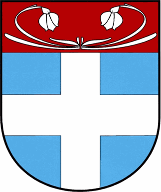Znak obce Zahrádky
