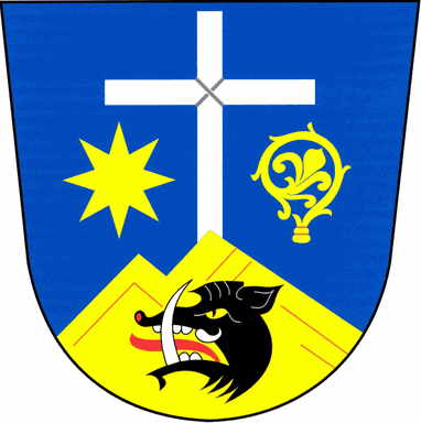 Znak obce Svatý Jan pod Skalou