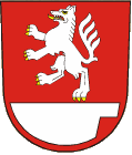 Znak obce Vlkoš