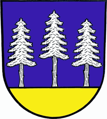 Znak obce Krásná
