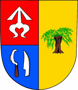 Znak obce Hrubá Vrbka