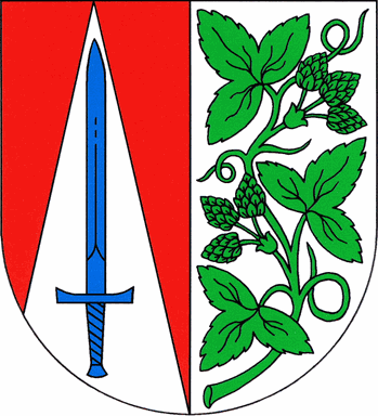 Znak obce Nová Vesnička