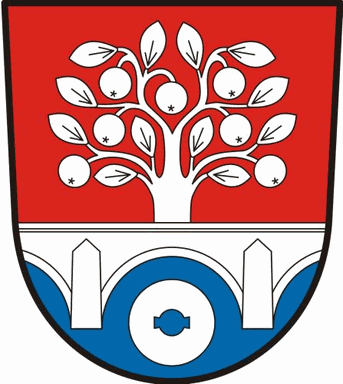 Znak obce Sazená