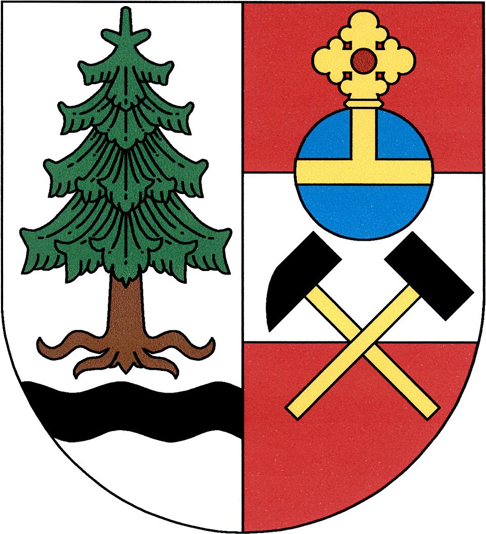 Znak obce Kryštofovy Hamry