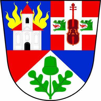 Znak obce Hrzín