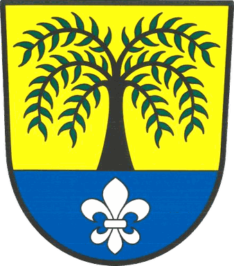 Znak obce Vrbno nad Lesy