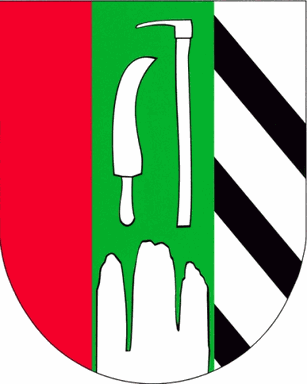 Znak obce Ostrov u Macochy